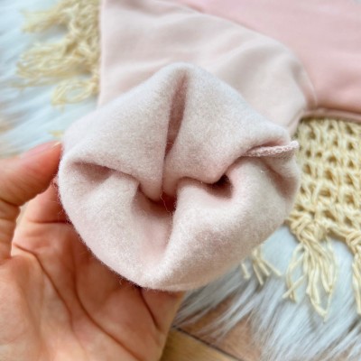 Conj. Casaco de Moletom Gatinhas Agasalhadas e Calça Legging - Rose